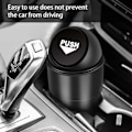 Pikkukuva 4 / 5: (Musta) Auton ajoneuvon mukiteline roskakori Pieni miniroskakori Auton roskakori Roskakori autoon toimistoon kotiin