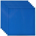 Miniatyrbillede 1 af 5: 2 stk. Klassiske bundplader Byggeplader til byggeklodser 25,5x25,5cm Grå Blue