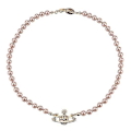 Pikkukuva 4 / 4: Helminauha Saturnus-kristallitimantti kaulakoru Imitaatiohelmi Choker Golden
