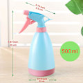 Miniatyrbillede 4 af 5: 2 stk. 500 ml tomme sprayflasker til rengøring og havearbejde - Holdbar trigger-sprayer - Genopfyldelig spray - Spray op og ned i alle retninger (tilfældig farve)