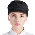 Miniatyrbilde 5 av 5: Unisex 3-pak kokkehatt elastisk matlagingshatt mesh pustende støvhette arbeidshatt industriell verkstedhatt