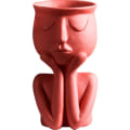 Miniatyrbilde 1 av 2: Blomsterpotter Sukkulenter Vase Gresk Statue Blomsterpotter Hjem Hagedekorasjon YELLOW