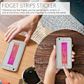 Miniatyrbilde 2 av 4: 6 farger sett Fidget Strips Angst lindring elementer Anti stress taktile grove sensoriske strimler for voksne tenåringer Ny
