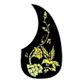 Miniatyrbild 1 av 5: Vattendroppsformad Laser Gitarrplektrumskydd Anti-Repskydd PVC Klassisk Gitarrplektrumskydd Anti-Repskydd C