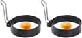 2-pack äggringar, non-stick äggringar, pocherade äggringar, äggfriteringsringar (10,2 cm 2,1 cm)
