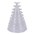 Miniatyrbillede 1 af 5: 10-etagers cupcake-holder stativ rundt macaron tårn stativ klar kage display rack til bryllup fødselsdag