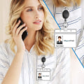 Miniatyrbillede 2 af 4: Sort Robust Teleskopisk Badgeholder 10PCS