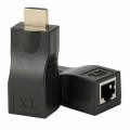 Pikkukuva 1 / 2: Hdmi-kaapeli Ethernetin yli 3d-lähetin ja -vastaanotin Balun-sarja Black