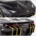Miniatyrbillede 4 af 5: Kompatibel med 1:32 Lamborghini LP770 bilmodel legetøj børns lyd og lys træk tilbage bil zink legering legetøj børns dreng pige gave sort
