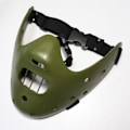Miniatyrbillede 2 af 5: Infinity Gauntlet Hannibal Lecter Maske - The Silence of The Lambs - Harpiks - Gyserfilm Maske Green