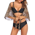 Miniatyrbillede 4 af 5: Kvinder badedragt wrap kjole nederdel badetøj chiffon sjal strand sarong bikini
