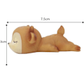 Miniatyrbillede 4 af 5: 6 stk. søde silikone dådyr ornamenter baby sovende dyr dekoration