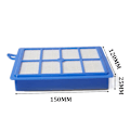 Miniatyrbillede 2 af 5: 2 stk. Støv Hepa Filter til Philips FC9172 FC9083 FC9258 Støvsuger Bomuldsfilter til Philips til Electrolux H12 H13 Reservedele