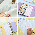 Miniatyrbillede 5 af 5: 36 ark Budgetplanlægger Tysk A6 Refillpapir, 6 huller Budgetark Tilbehør Til Binder Notebook