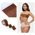 Miniatyrbillede 2 af 3: Boob Tape Usynlig Brystløft Tape Push Up Body Tape Diy Åndbar Brystløft Tape Til A-E Kopper Store Bryster Brown 10cm*5m