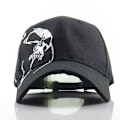 Miniatyrbild 3 av 5: Skull broderad basebollkeps bomullsanka keps utomhus solhatt