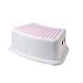 Pikkukuva 1 / 5: Lasten kylpyhuoneen askeljakkara, tukeva askel, liukumaton jakkara, taaperoiden jakkara potalle harjoitteluun ja keittiön käyttöön Light pink