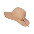 Miniatyrbillede 1 af 5: Vintage Floppy-hat til piger i alderen 3-8 år - bredskygget filthat i kamel
