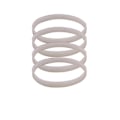 Miniatyrbilde 3 av 3: 2 stk hvite gummi tetnings O-ring pakning erstatningsdeler for juicer blender erstatningstetninger L