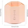 Miniatyrbild 4 av 5: Rosa-hexagonal pennhållare 5 fack, roterbar multifunktionell pennhållare, pennhållare för kontorsmaterial, tillämplig på kontorsmaterial, brevpapper