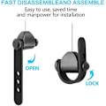 Miniatyrbild 3 av 5: 6 st VR Kabelhantering, Infällbart Takremsystem för / Quest/ VR Headset Tillbehör