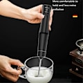 Miniatyrbilde 3 av 5: Melkeskummer Håndholdt Skummaskin for Latte Kaffe Visp Mikser Skummer for Cappuccino Frappe Matcha Skummestav