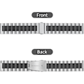 Miniatyrbillede 2 af 5: 20mm Metal Rem til Ur - Sort Quick Release Remme til Ur til Mænd og Kvinder - Rustfrit Stål Rem til Smartwatch