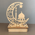 Pikkukuva 4 / 5: Ramadan-koristeet, kuu- ja tähti-Ramadan-valot, Ramadan-koristeet - Ramadan Eid Led-yövalo, koristepöytä C