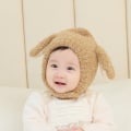 Miniatyrbilde 3 av 5: Babylue varm ullue i høst og vinter for gutter og jenter babylue 6-12-24 måneder barnas ullue beige