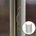 Miniatyrbilde 3 av 5: 100 stk rustfrie stål glasur klips, W-type drivhusklips, til drivhus