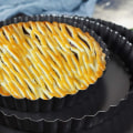 Miniatyrbilde 5 av 5: 4-pakning terteform, mini non-stick 4-tommers terteformer svart rund terteform quicheform avtakbar bunn for pai, pizza