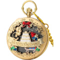 Miniatyrbild 1 av 5: Musikalisk fickur handvev musik kvarts fickur unik fob spelande musik fickur pappa presenter till födelsedag julklappar guld