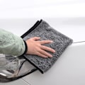 Miniatyrbilde 2 av 5: Gulvklut mikrofiber bilvask håndkle ikke lett å felle lo tykk vannabsorberende rengjøringshåndkle 5 stykker