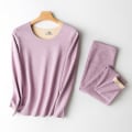 Miniatyrbillede 1 af 4: Womens Thermal Underwear Set Base Layer Fleece Lined Soft Top Bottom XXL
