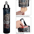 Miniatyrbilde 2 av 5: 2 stk Plastposeholder Dispenser Hengende Foldbar Mesh Søppelpose Søppelposer Holder Organizer