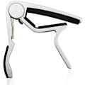 Miniatyrbild 4 av 4: Gitarr Capo, Capo i legering för 6-strängad folk-, el- och akustisk gitarr, ukulele, mandolin och banjo, silver