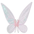 Miniatyrbilde 1 av 2: Fe kostyme med alfevinger for småbarn - sommerfuglformede vinger for jenter pink