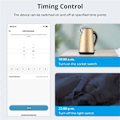 Miniatyrbilde 5 av 5: Tuya Zigbee Smart Brasil Stikkontakt Bryter 10A Bryter Støtte Stemmestyring TUYA APP Kontroll for Smart Life EU Plugg