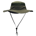 Miniatyrbild 2 av 4: Unisex bredbrättad hatt, Upf 50+ vattentätt solskydd, sommar UV-skydd Boonie hatt Army Green
