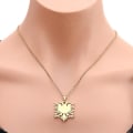 Pikkukuva 2 / 2: Albanian Eagle Plated Map Pendant Necklace
