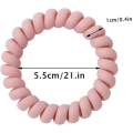 Miniatyrbilde 3 av 5: 10 stk 5 farger hårstrikker frisør tilbehør hestehale pannebånd, spiral hårstrikker, spiral hårstrikk, for jenter kvinner (lyse farger)