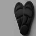 Miniatyrbillede 1 af 5: 2 par (sort 30-40M) Memory Foam buehjelpeindlæg til fasciitis indlægssåler støvler hæle smertelindring knyst fødder