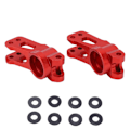 Miniatyrbillede 5 af 8: 2 stk. aluminiumlegering bagaksel sæde til LOSI Lasernut U4 Tenacity 1/10 RC bil bagerste navholder Rød