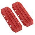 Miniatyrbillede 8 af 8: 2 stk RC-sandbroer i plast til Axial SCX24 1/24 RC Crawlers Opgraderingsdele Rød