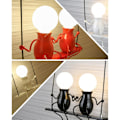 Miniatyrbillede 7 af 8: LED væglamper sving dukke væglamper belysning metalindretning sengeborde lamper soveværelse væglampe