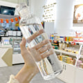 Miniatyrbillede 2 af 4: Gennemsigtig 500 ml lækagesikker borosilikat testel-flaske med tidsskalaprint til kontor