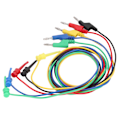 Miniatyrbillede 4 af 8: 5 stk. banan-testledning multi meter testkabel ledningstråd 30VAC 60VDC 15A til vedligeholdelse