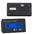 Miniatyrbillede 4 af 8: GY-6GS PCB HTN Vandtæt Batterikapacitetsmonitor Indikator LCD Display 12-84V Blå