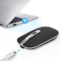 Pikkukuva 5 / 8: 2.4G langaton hiiri, ergonominen, 1600 DPI, korkea resoluutio, USB-lataus, tietokonetarvikkeet, musta