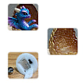 Miniatyrbild 7 av 8: Simuleringar Kristall Drake Ägg Prydnader Skrivbordsdekorationer Blanka Harts Drakägg Prydnader Present till Vänner och Familj